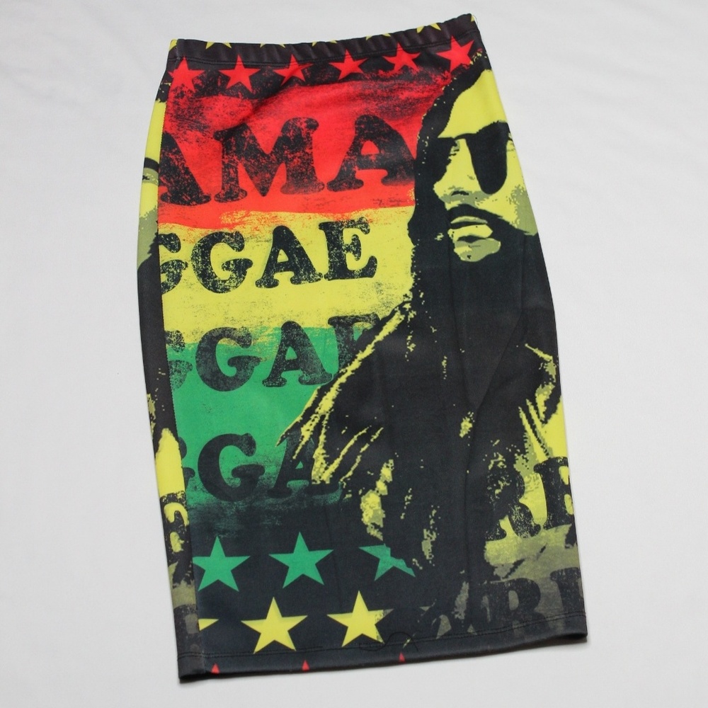 Rasta Jamaica Multicoloured Skirt